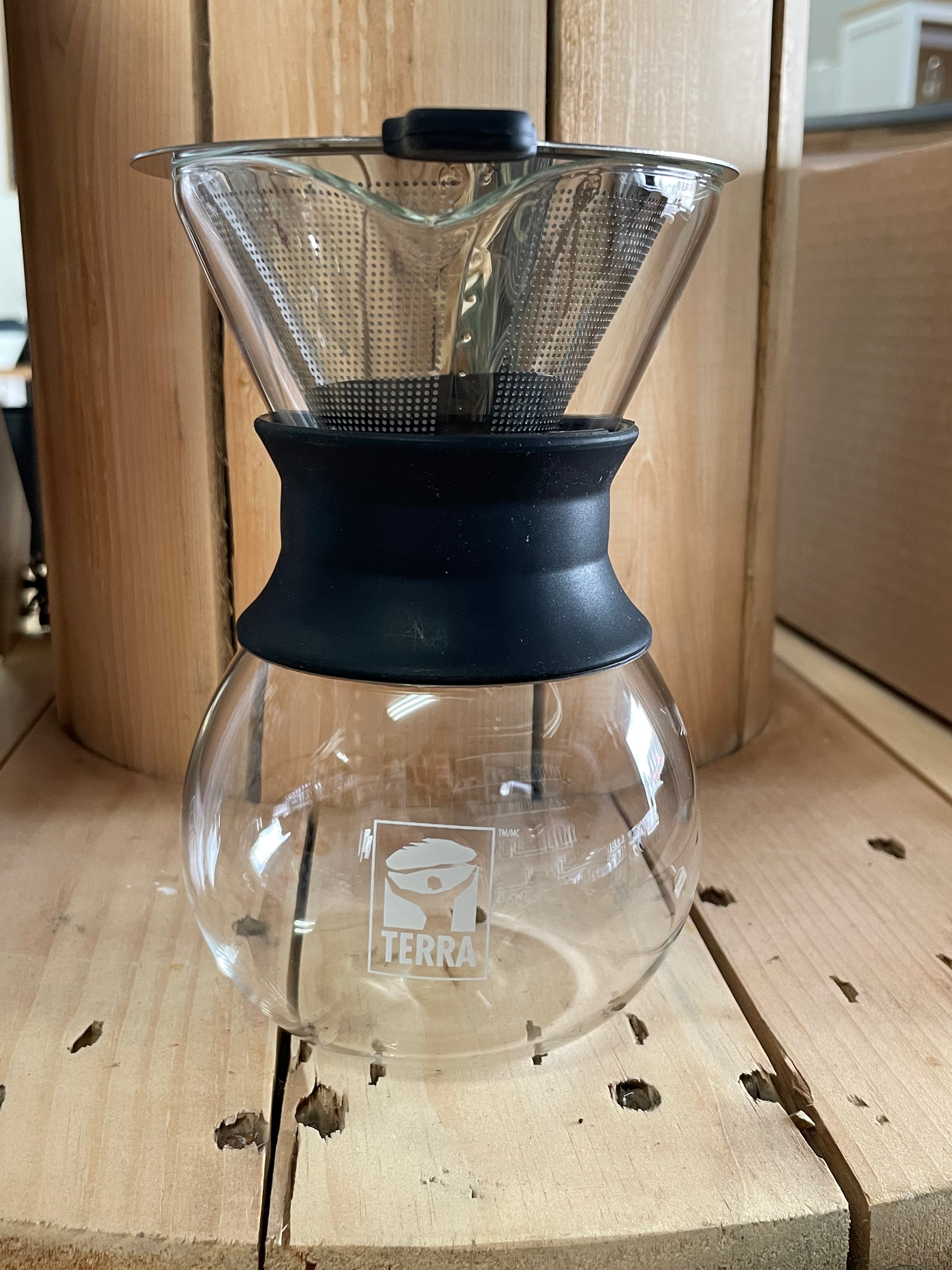 Cafetière de type Pour-Over en verre, 400 ml 1-2 tasses